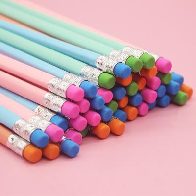 China office & School Pencil School Supplies Note Lead Free Pencil & Eraser Custom Set For Kids for sale