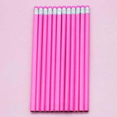 China office & 2022 hot new school children's pencil type Amazon sale school kids use lead free HB kawaii cute children's pencil with eraser for sale