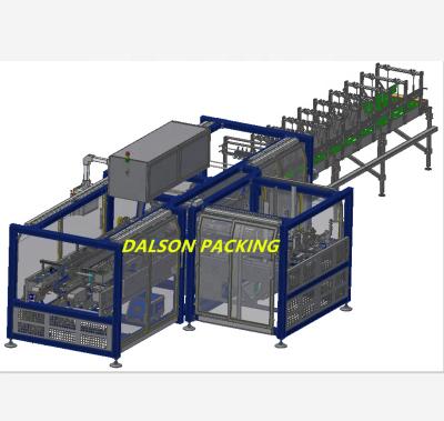 China Food cans packer machine/Horizontal cartonning tinplate boxes cartoning machine/Horizontal milk packer cartoning machine for sale