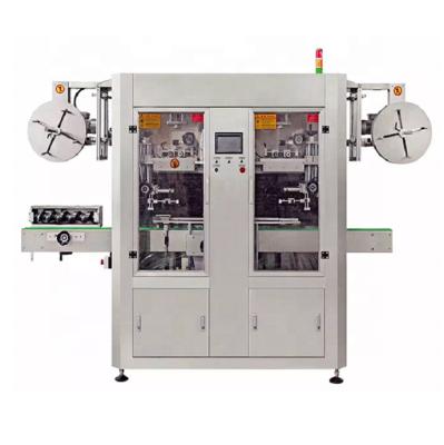 China Food Shrink Sleeve Labeling Machine+24000bph High Speed ​​Double Shrink Labeling Machine for sale