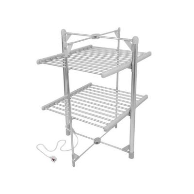 China EVIA factory direct sale lightweight aluminum laundry rack folding portable electric heated airer indoor clothes dryer for sale