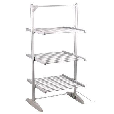 China Clothes Drying Rack Rack EVIA Luxury Space Saving Popular Aluminum Folding Clothes Drying Rack for sale