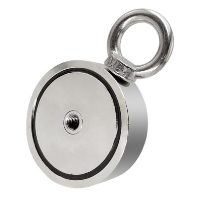 China Industrial Magnet (Item: FMSK67) Diameter 67mm/2.64inch 800 lbs Pulling Force Super Strong Neodymium Magnets Powerful Round Pot Fishing Mgnets Retrieval for sale