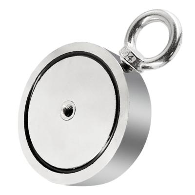 China Industrial Magnet (Item: FMSK100) Diameter 100mm/3.94inch 1800 lbs Pulling Force Super Strong Fishing Magnets Round Powerful Neodymium Pot Mgnets for sale