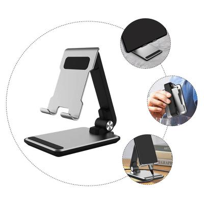 China Fashion Height Adjustable Aluminum Mobile Phone Stand Universal Foldable Mobile Phone Stand For iPhone Ipad for sale