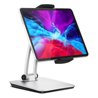 China Dropshipping Universal Adjustable Metal Adjustable Phone Stand Foldable Portable Tablet Holder Cradle Dock for PC Tablet for sale