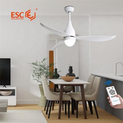 China With Light Copper Motor 5 Speed ​​Simple Design 52 Inch ABS Blade Luxury Remote Control Led Ceiling Fan Fan for sale