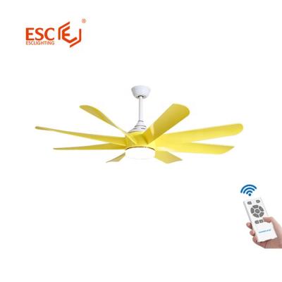 China Factory direct supply cheap modern simple design ceiling fan light with different colors for sale