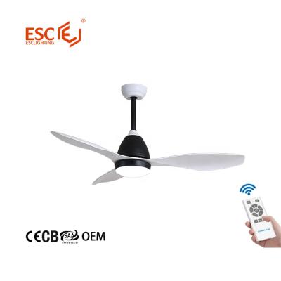 China With 48 Inch Ceiling Fan Low Ceiling Wall Phone App Control ABS Light Remote Blade With Led Light New for sale