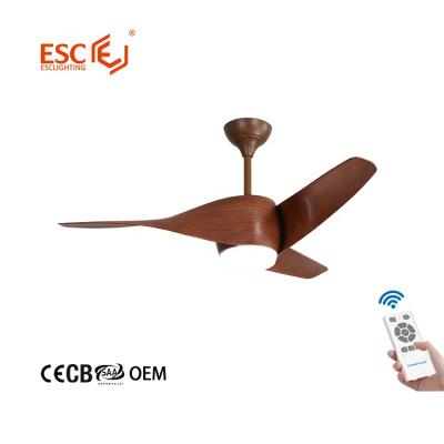 China With Simple Design Lightweight Low Noise Propeller 3 Speed ​​Blades 5 Blade ABS Led Ceiling Fan With Led Light 56inch for sale