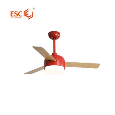 China With 48 Inch Ceiling Fan Pendant Light Intelligent Lightweight Smart Phone Control 5 Fan Speed ​​Plywood Blades For Kid's Room for sale