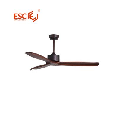 China No Noise Light Ceiling 3 Fan Speed ​​Blade 3 Blades Rotation Solid Wood Ceiling Fan Low Noise for sale