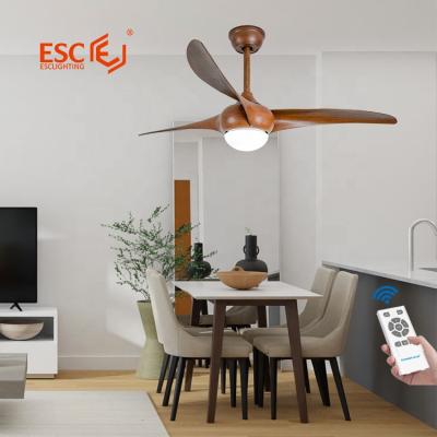 China With Lightweight 5 Gear 3 Blades ABS Single Blade 52 Inch Modern Led Ceiling Fan Hanging Ceiling Light for sale