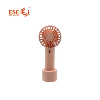 China Hot Selling Outdoor Hotel Head Office USB 1200mAh Chargeable Portable Air Cooler Hand Fan for sale