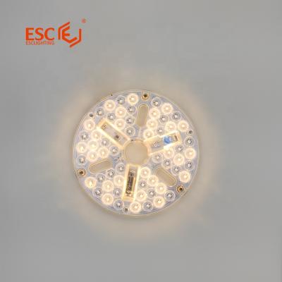 China Modern factory direct 80ra 90ra tri color dimmable led ceiling fan dc light fan parts for sale