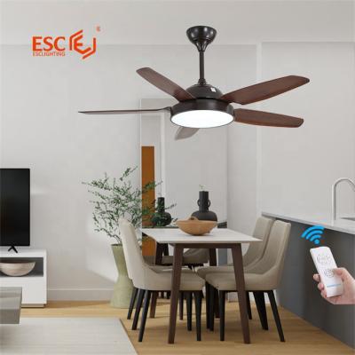 China Modern Contemporary Home Decorative Pendant Lamp Led Energy Saving Copper Ceiling Fan Light for sale