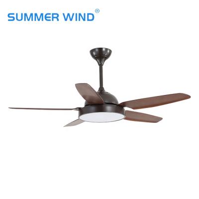 China Best of Household Factory Wholesale Price Selling 5 Blade ABS Electric Ceiling Fan Light for sale