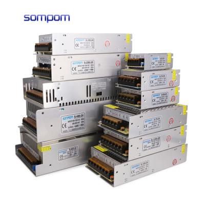 China DC to AC changeover power supply from PSU 5V 12V 24V 36V 48V 1A 2A 3A 5A 8.5A 10A 15A 16.7A 20A 25A 30A of Aluminum Alloy SMPS for CCTV/LED/3D Ptinter for sale