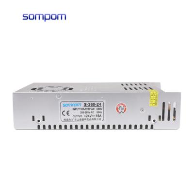 China Led Driver China Factory Sompom 24V 15A 360W DC Power LED Changing Supply for sale