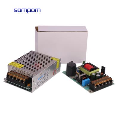 China Led Driver Sompom AC to DC 24v 3a 75w Small Size Led Light Switch Power Supply for sale