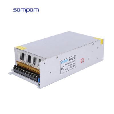 China Led Driver Factory Sale Power Supply 12V 40A AC (FAN) to DC Switch Mode Power Supply for sale