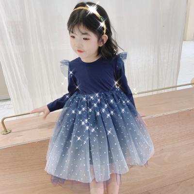 China XINYU Viable Wholesale Baby Cloth Kids Ball Gown Dress Design Girl Dress Dresses for sale