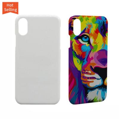 China 3d Sublimation White Printable Blank Cell Phone Case Dirt-resistant Cover For iPhone X for sale