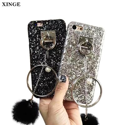 China Fashion Back Hard PC Cover Phone Case Bumper Cover With Fur Ball For Oppo R9 R9 Plus for sale