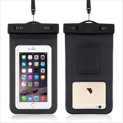 China High Quality Universal Waterproof Cell Phone Case PVC Cell Phone Case Bag Waterproof Pouch For Phone With Armband for sale