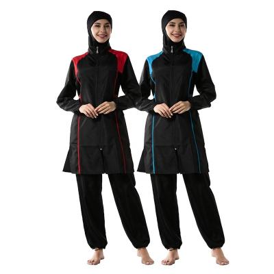 China 2020 New Design Dubai Full Coverage Women Breathable Modest Islamic Swimwear Muslim Sun Protection à venda