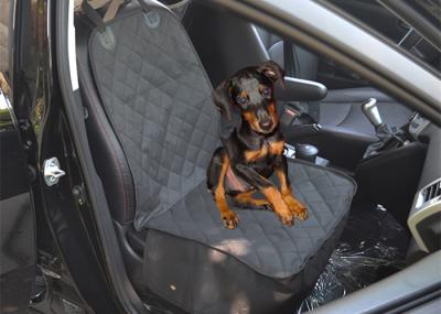 China Travel Front Personalized Pet Car Seat Covers Padded Oxford PVC Coating for sale