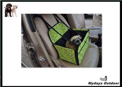 China Outdoor Pet Cushion Green Dog Car Seat Booster 600D Polyester PE Foam Filling for sale