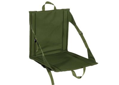 China Portable Customized Stadium Seat Cushions Green Water Resistant For Weekender for sale