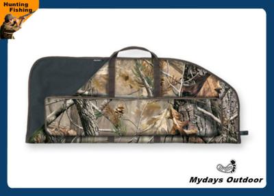 China Durable Padded Archery Camo Bow Case Soft With Front Quill Pocket for sale