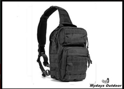 China 600D Oxford Black Tactical Shoulder Backpack / Hunting Shoulder Bags For Camping for sale