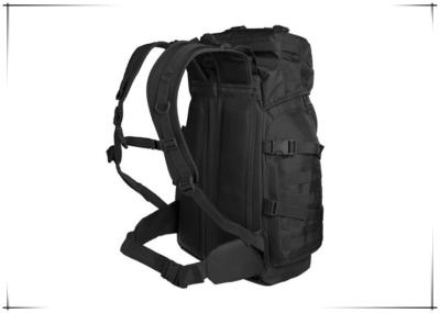 China 50L Black Camping Rock Mountain Climbing Bag Buckles Comfortable For Traveling for sale