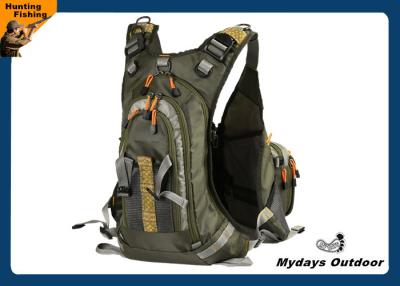 Κίνα Πλέγμα που υποστηρίζει το φορητό Backpack αλιείας μυγών πράσινο νερό στρατού φανέλλων ανθεκτικό προς πώληση