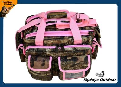 China Pink Waterfowl Camo Floating Blind Bag Duck Hunting Double Zippered Flap 1000D Nylon for sale