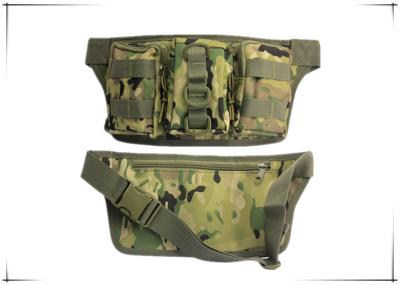 China Military Waterproof Waist Pack For Running / Polyester Camouflage Fanny Pack for sale