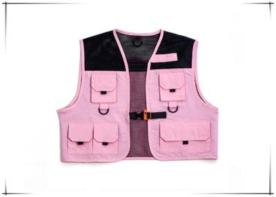 China Pink Kids Fishing Vest for sale