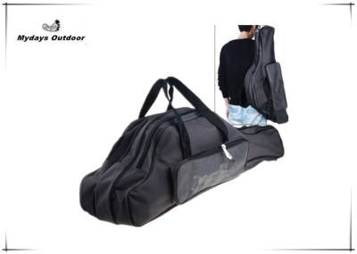 China Durable Fishing Pole Case 80Cm 3 Layer Hard Shell Canvas Fishing Rod Bag for sale