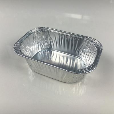 China 4oz Mini Food Disposable Microwave Food Storage Tray Able Container Loaf Bread Pan for sale