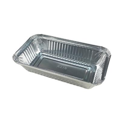 China 550ml Disposable Food Tray Food Use Aluminum Foil Container Fast Food Tray for sale