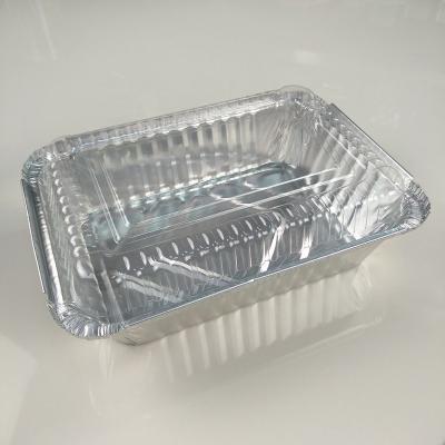 China Full Size Extra Deep Food Steamer Table Aluminum Foil Tray Large For Party / Barbecue Tray Aluminum Foil Container for sale