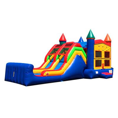 China Hot Sale PVC Bouncy House Cheap Inflatable Kids Adult Bounce Houses Commercial For Party for sale