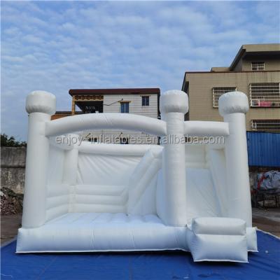 China Pink/Blue/Color PVC Wedding Bounce Castle, Inflatable Wedding Bouncer, White Bounce House Slide for sale