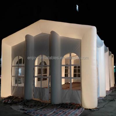 China Waterproof Advertising 10*5m PVC Wedding Tents, Outdoor Tent Wedding PVC, Marquee Wedding Tents With Fans for sale