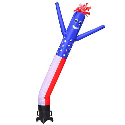 China Colorful PVC Air Duct Waving Inflatable Sky Dancers, Good Quality American Flag Air Dancer Inflatable Sky Dancer for sale