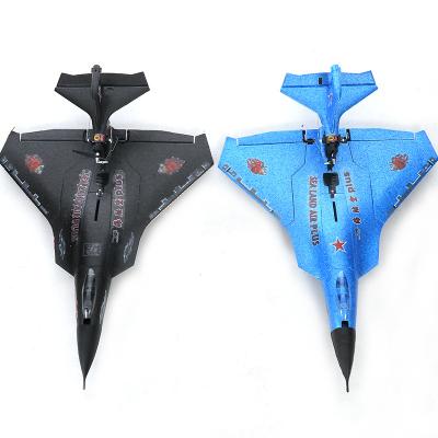 China PPE Foam Glider 2.4g Rc Fighter Jet Fixed Wing Airplane Electric Remot Control Flying Flat Toys For Boys for sale