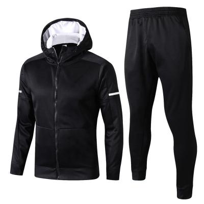 China Quick-drying High Quality Soccer Jacket Suit Coat Soccer Man Hoodies Jacket for sale